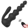 Soft Silicone Anal Plug Anus Dilator Butt Plug Vibrator Stimulus Sex Toy for Men Gay Erotic Accessories
