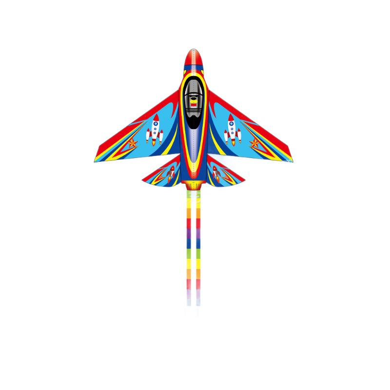 Easy-Fly Rocket Airplane Kite for Kids & Adults - Light Breeze Outdoor Toy