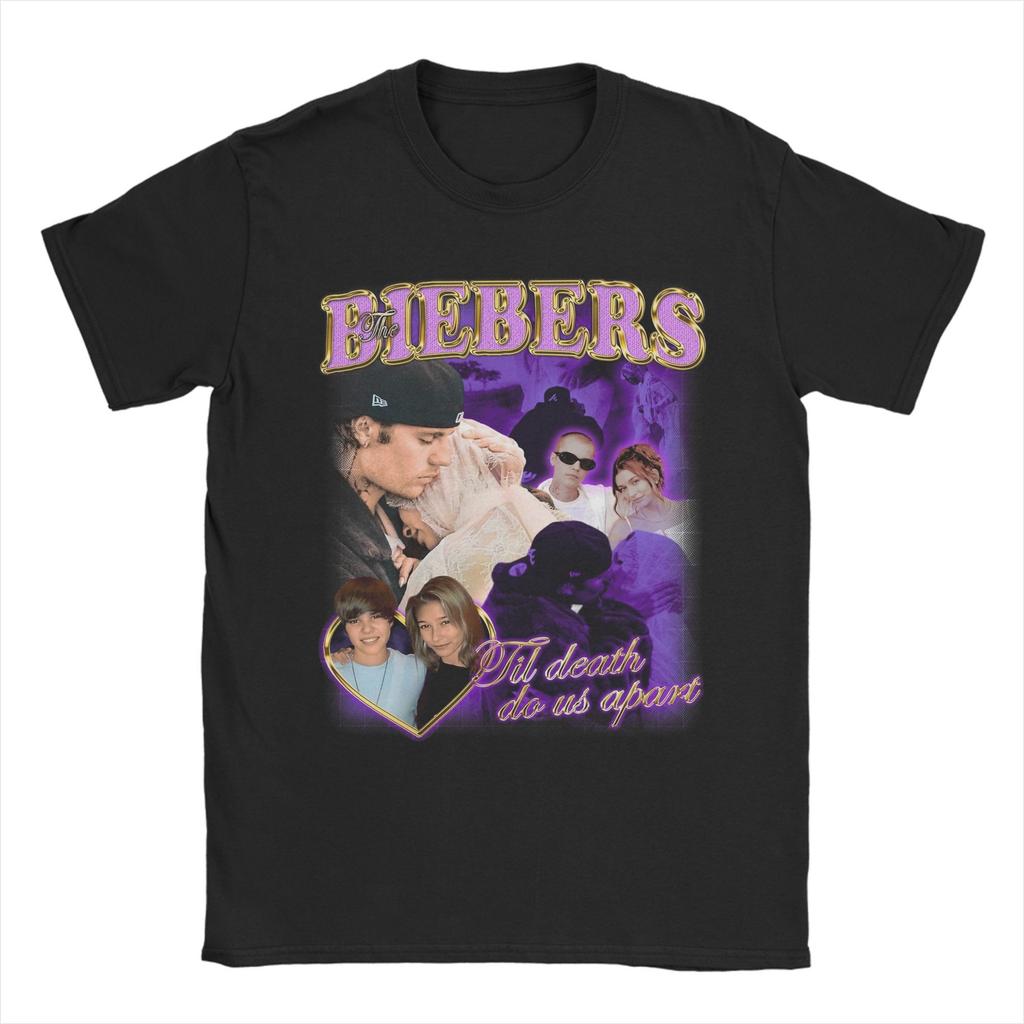 Justins Biebers T Shirts Men 100% Cotton Casual T-Shirts Crew Neck Tee Shirt Short Sleeve Tops Summer