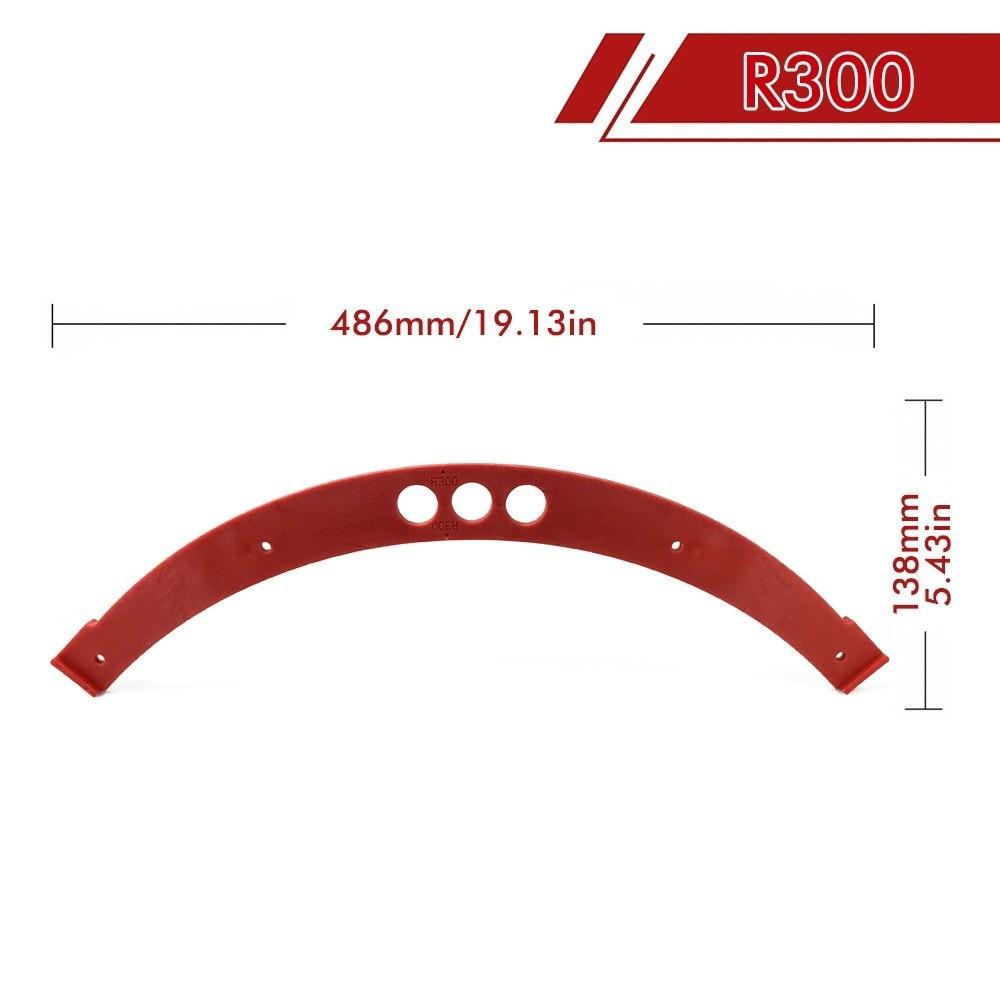 Precise Inner & Outer Woodworking Round Formold Plastic Template Semi-circular Template Router Templates
