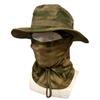 Outdoor Sonnenschutz Camouflage Hut & Sturmhauben Set: Winddicht, Sonnenschutz für Bergsteigen, Angeln & Radfahren