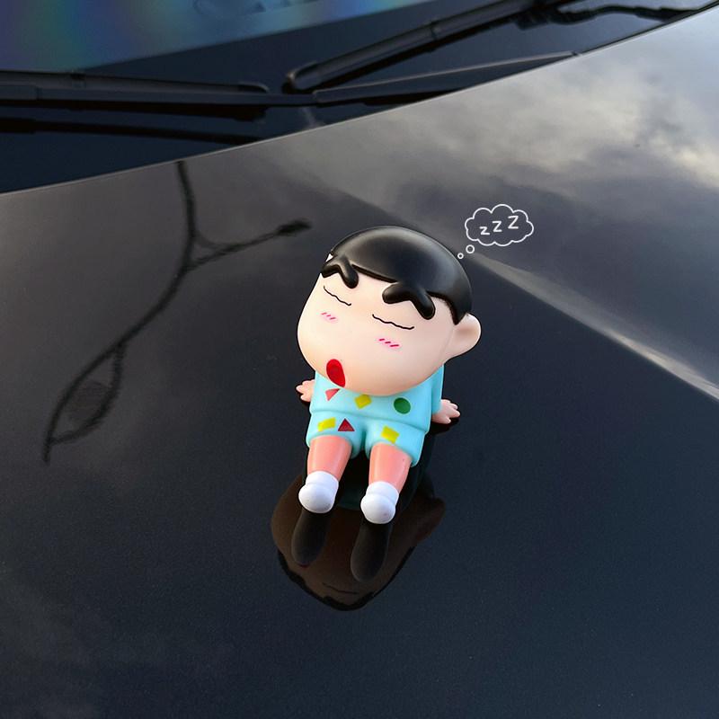 Crayon Shin-chan Cute Cartoon Car Ornament - Small Interior & Exterior Decoration.