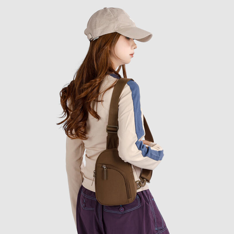 Large Capacity Chest Bag Men's And Women's Shoulder Bag Riding Sports Back Crossbody Bag