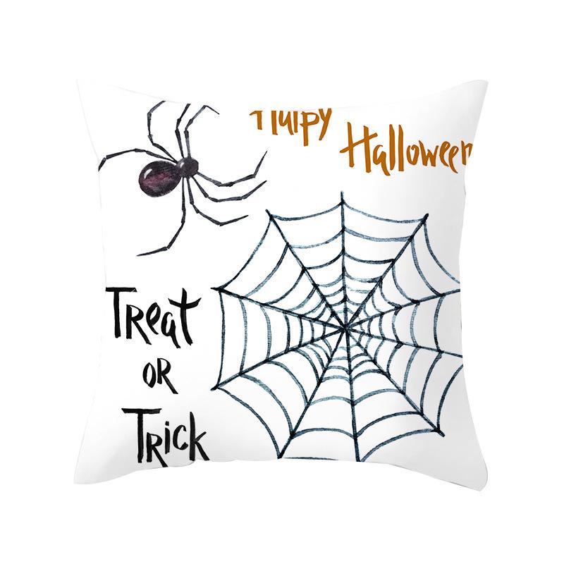 New Halloween Series Peach Leather Velvet Pillowcase Festive Decoration Home Sofa Pillow Cushion Cover