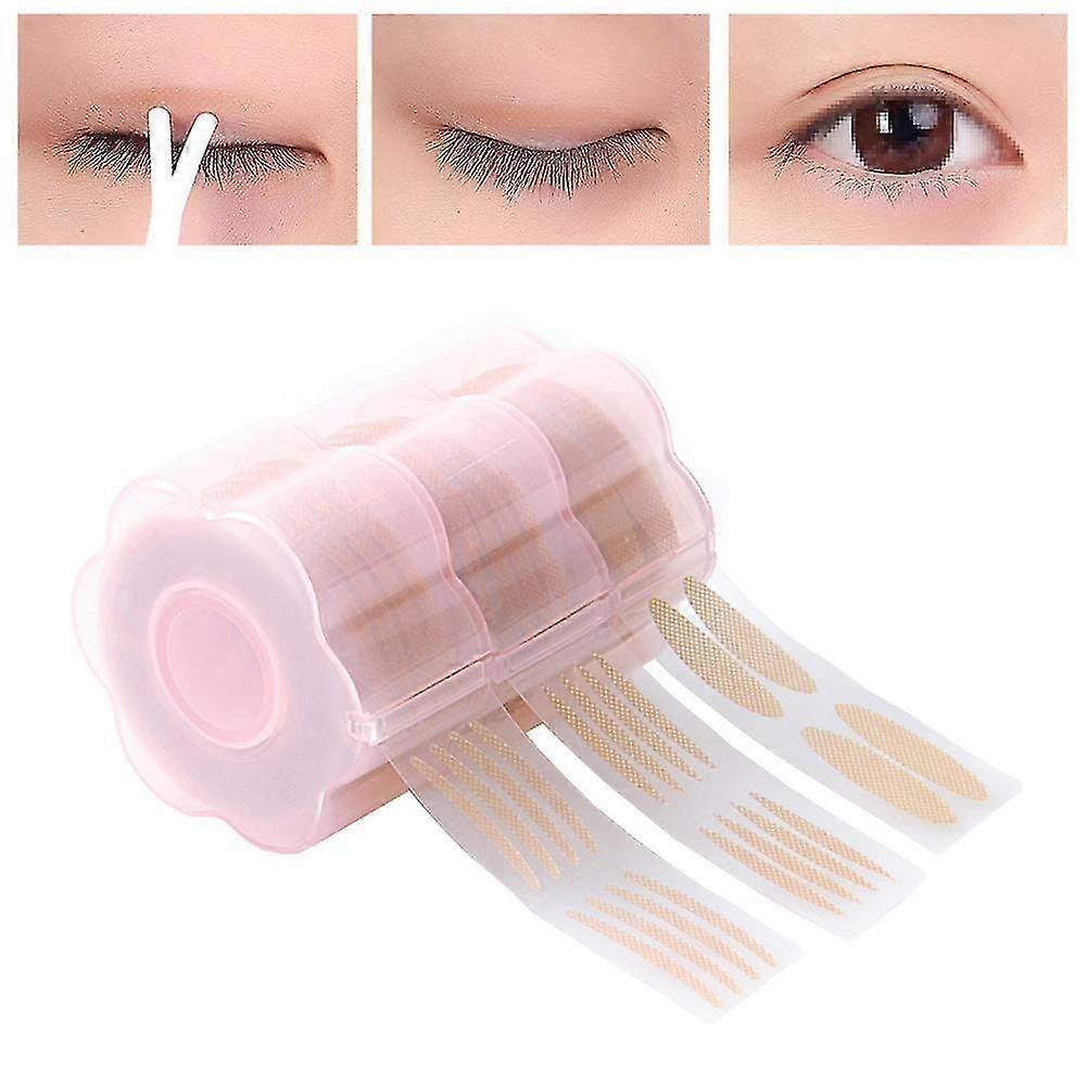 1800pcs Beige Three Different Shapes Double Eyelid Tape Tool Invisible Beauty Double Eyelid Tape Stickers