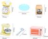 22Pcs Miniature Dollhouse Accessories Mini Stuff with Stand Mixer Kitchen Scale Flour Rolling Pin for Dollhouse Kitchen Toys