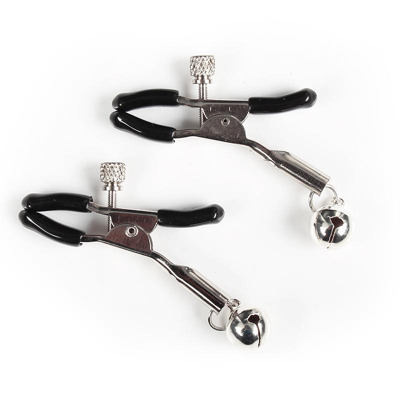 Nipple Clamps with Bells - Erotic Accessories for Couples