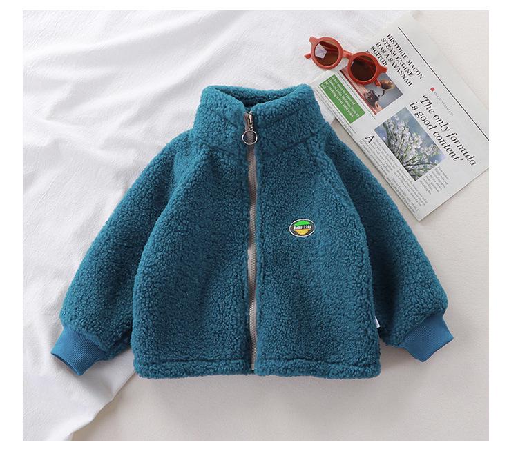 Kids' Teddy Fleece Jacket: Cozy Lambswool for Boys & Girls, Perfect for Autumn & Winter Warmth