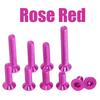 Hongtu M5 Anodized Colored Countersunk Screws6mm-30mm - 5Pcs 7075 Aluminum Alloy Allen Socket Bolts DIN7991 | DIY Model Supplies
