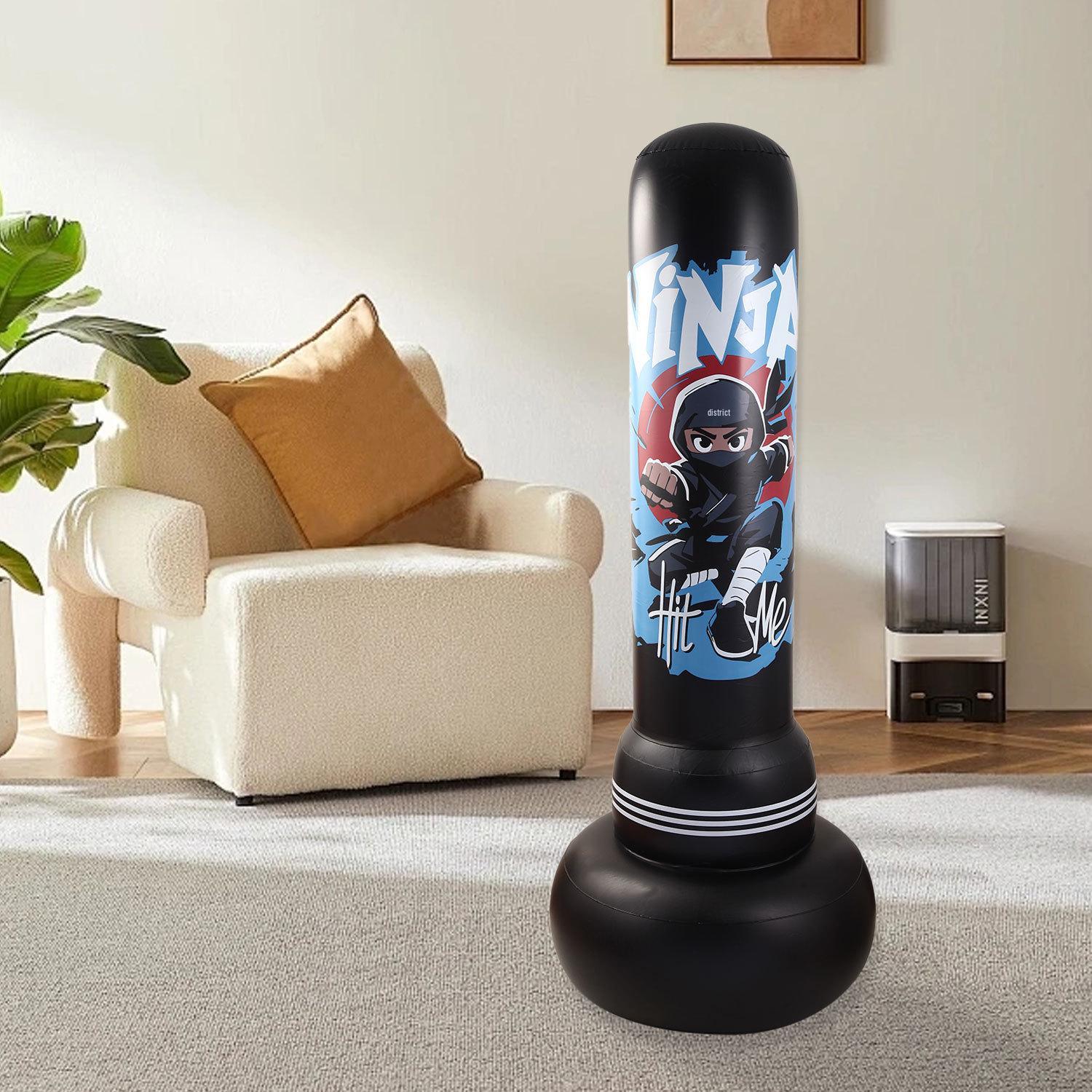 Thickened Inflatable Punching Bag for Adults & Kids - Stress Relief & Fitness Boxing Tumbler