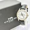 Used [With Box/new Battery] COACH Coach Signature Women's Watch Rhinestone Silver CA.79.7.14.0804S New Belt