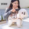 Accessorio Portatile Traspirante per Animali da Viaggio, Trasportino Portatile a Tracolla 2-in-1 Orizzontale Robusto per Gatti, Borsa Stile Guinzaglio per Cani Piccoli