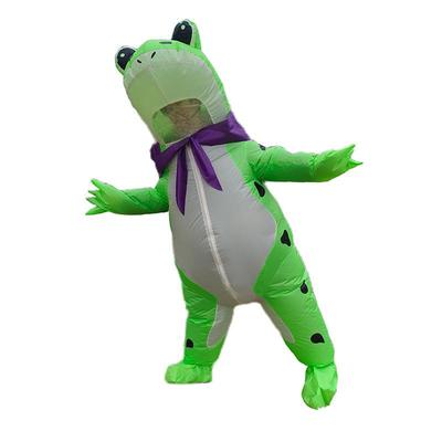 Fantasia inflável sapo verde, adulto