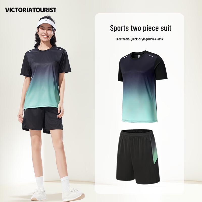 VICTORIATOURIST Women s Gradient Quick-Dry Sports Set XL