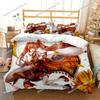 Princess Girl Hime Premium Luxury Bedding Set Japan Cartoon Soft Duvet Cover Plush Comforter Bedspread Twin/Single Size Printed