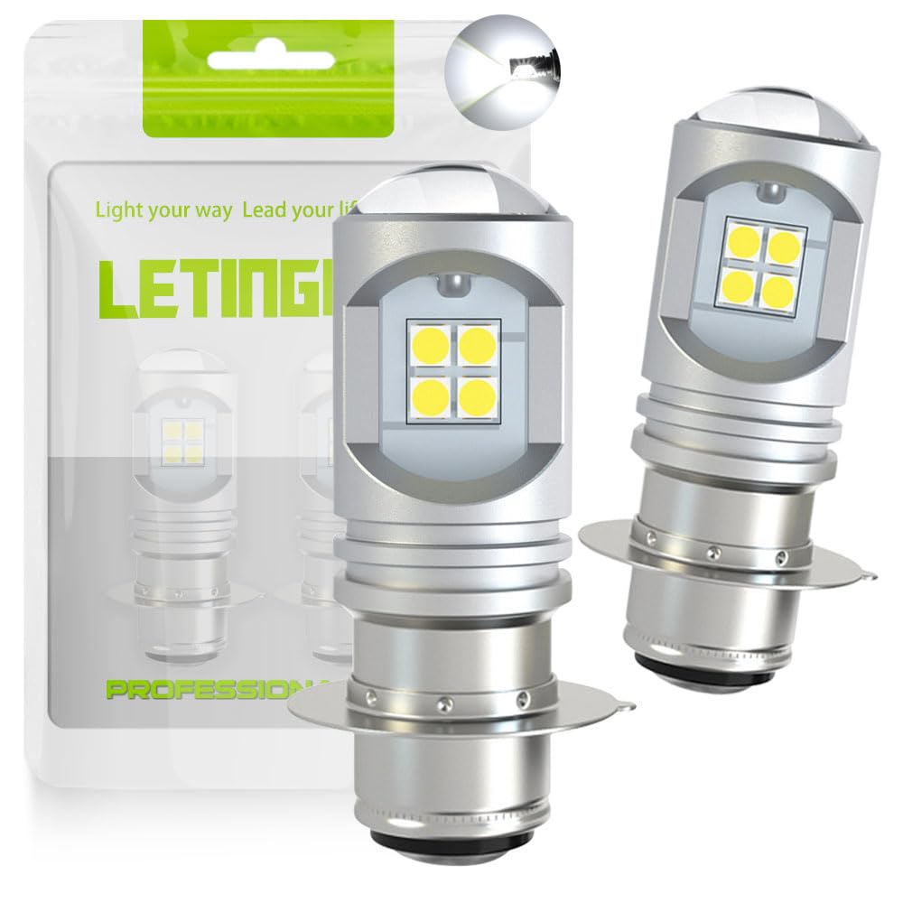 

P15D LED Headlight for 12 LED 3030 SMD P15D LED Motorcycle LED PH7 Vehicle Inspection Compatible with Genuine Replacement for and Other Vehicles 25-1