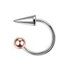 2 Pièces Anneau de Lèvre Piercing Lèvre Goujons Lèvre Anneau de Nez Piercing Gothique Anneau de Nombril Piercing Lèvre Bijoux de Corps