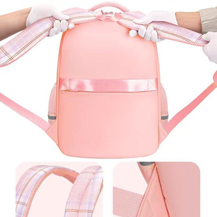 2025 High-Capacity, Dirt-Resistant Schoolbag: Lightweight Trolley Backpack for Middle/College Students