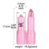 Bow Glitter Lipstick Bright Rose Pink Diamond Lipstick Mirror Pearlescent Shine Waterproof Long-Lasting Glossy Lip Tint Makeup