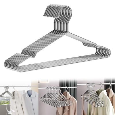 10 Stück Platzsparender Kleiderbügel Rutschfester Wäscheständer Starker Schrank-Aufbewahrungsständer Tuch