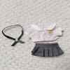 Kindergarten Uniform 10CM Doll Clothes Dress Up Cotton Doll Outfit Doll School Uniform  Replacement
