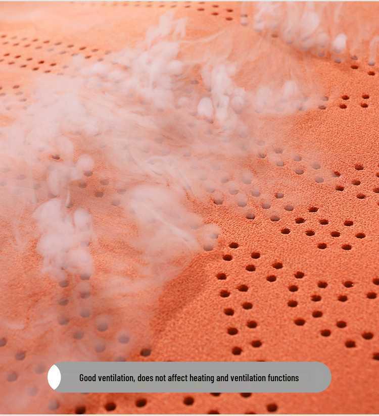 Ideal L7 Universal Suede Car Seat Cushion for Five-Seater - Four Seasons Half Surround Saddle Pad