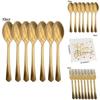 Stylish Gold Polka Dot Stamping Happy Birthday Party Decor Supplies Disposable Tableware Essentials