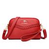 Women's bag new spring and summer women's bag clutch bag woven soft leather mother bag fashion age-reducing bag