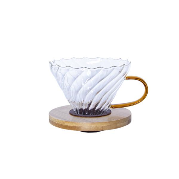 400ml glass coffee maker with drip - set