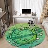1pc Space Creature Office Round Area Rug,  Mat Suitable For Office, Under Office Chairs Bedroom Living Room Home Decor, Room Deco