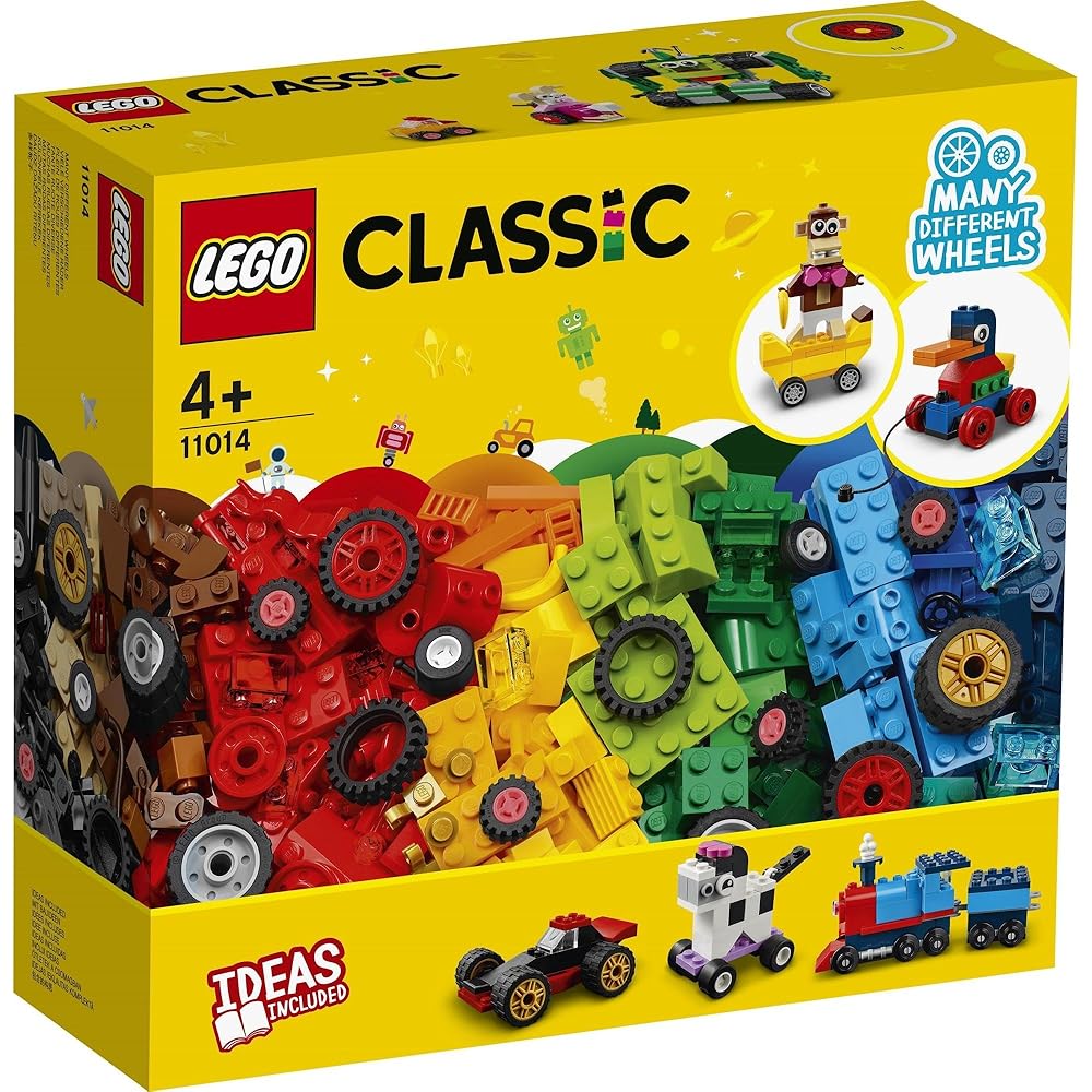 LEGO Classic Idea Parts Wheel Set 11014 for Creative Building Projects
