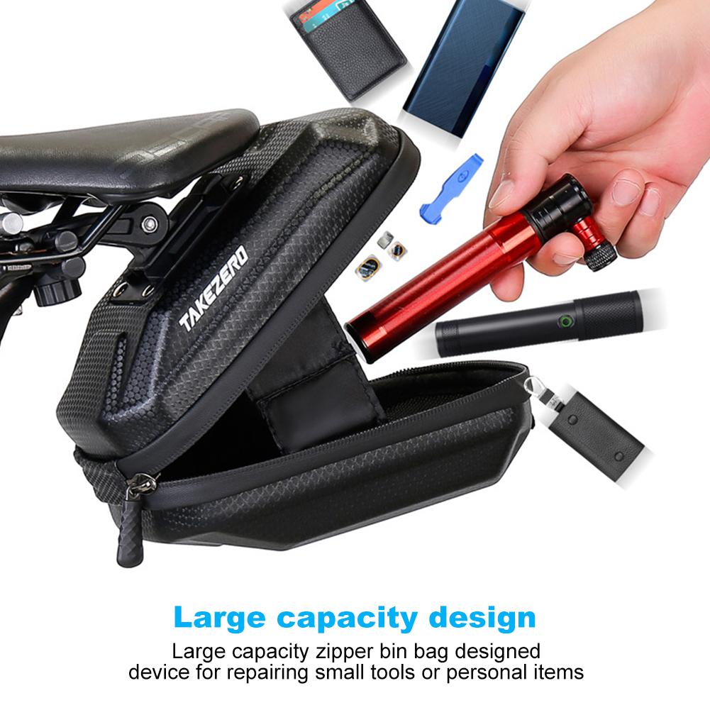 Bicycle Saddle Bag Waterproof Reflective MTB Bike Saddle Storage Seat Rear Tool Pouch Bag Saddle Outdoor Cycling MTB Accessories