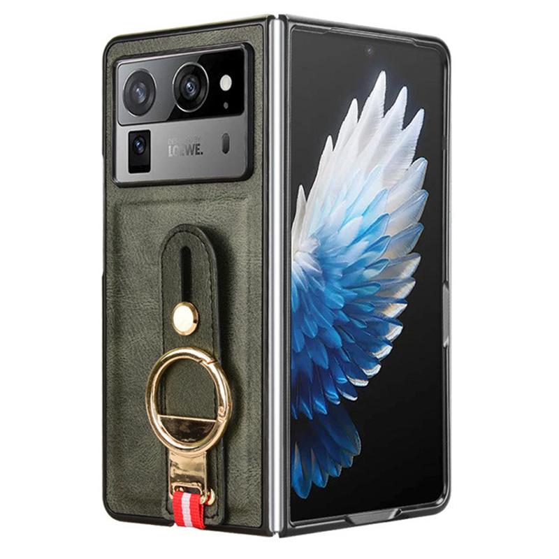Handyhülle für Tecno Phantom V Fold2/Phantom V Fold mit Handschlaufe, stoßfeste Stoßstange, Schutzhülle
