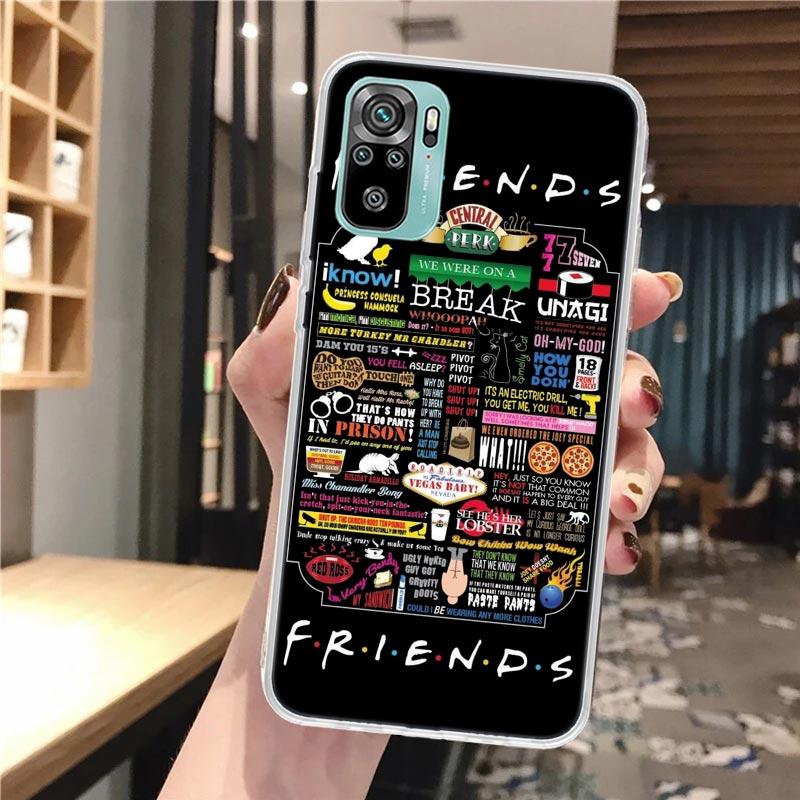 

Friends Tv Show Funny Family Soft Phone Case For Xiaomi Redmi Note 12 12S 13 14 11 11S 10 Pro 10S 11T 11E Plus 14Pro Pattern Cov Redmi Note 12 4G