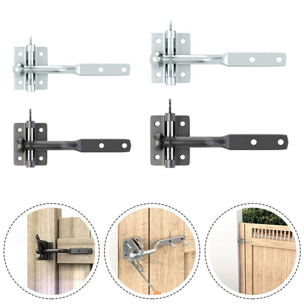 

Дверной болт из углеродистой стали, пряжка для дверного замка, прочный дверной замок для забора на открытом воздухе