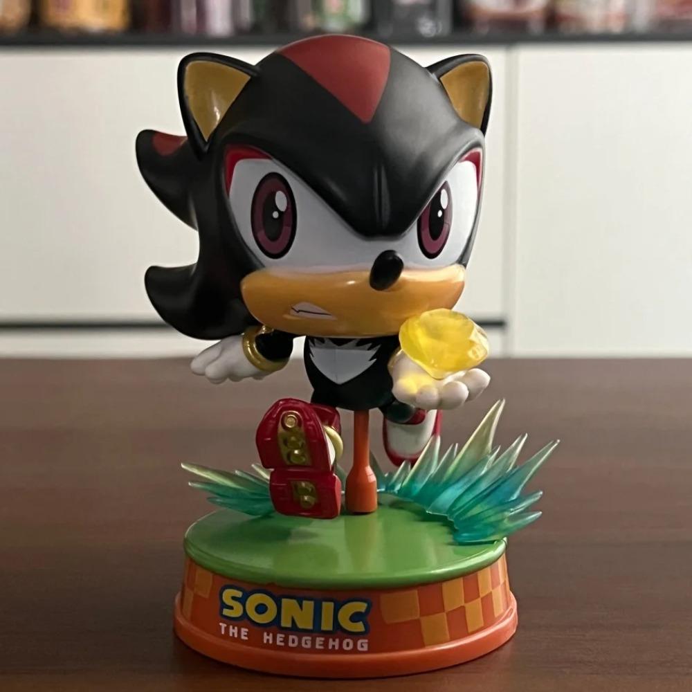 11CM Anime PVC Best Selling Sonic Character Toy Hedgehog Shadow Tail Action Doll Model Kids Animal Toy Birthday Gifts