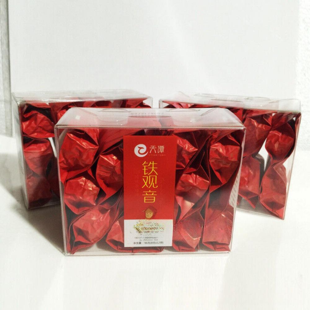 Tian Tan Transparent Box Tea Tieguanyin Biluochun Jin Jun Mei Maojian