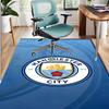Football team City FC Pattern Rug, Indoor/Outdoor Mat, for Picnic, Gameroom, Bedroom, Office, Living Room, Home Decor Carpet, Birthday Gift