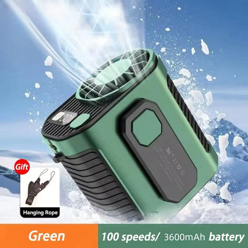 

Персональный подвесной вентилятор на пояс, супер персональный вентилятор, портативный вентилятор на пояс для работы на открытом воздухе, путешествий, офиса, подвесной вентилятор на пояс