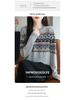Damen Jacquard Colorblock Gestreifter Langarm Strickpullover - Herbst/Winter Rundhals Modisches Basic-Shirt