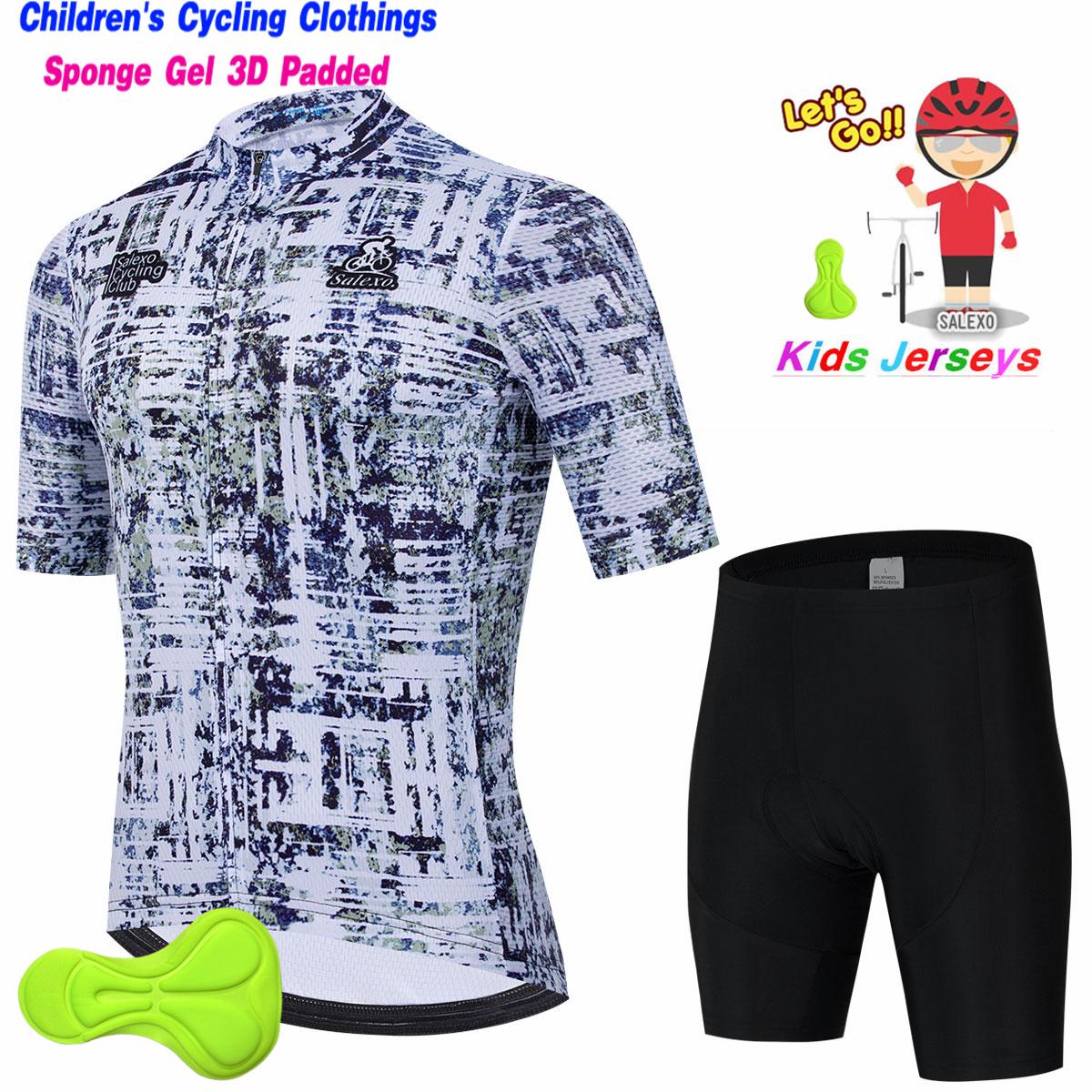 

2026 Детские комплекты для велоспорта МАЛЬЧИК Летние с коротким рукавом Одежда для шоссейных гонок Дышащий Велосипедный комбинезон-шорты MTB Велосипедная одежда Ropa Ciclismo S