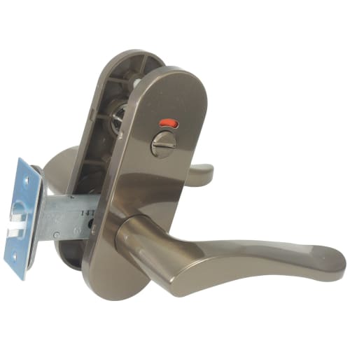 Miwa Lock ZLT902-8 Indoor Lever Handle Toilet Lock, Bronze, 0150-531