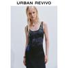 UR 2026 Summer Women's Trendy Street Graphic Slim Dress