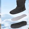 Kids Non-slip Snow Boots Boys Girls Plush High-top Boots Warm Cotton Shoes Winter Walking Hiking Shoes