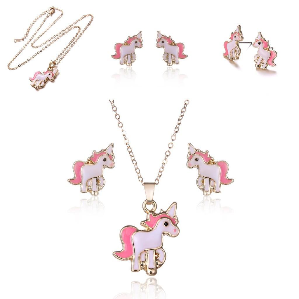 Cute Animal Necklace Set European And American Hot Selling Alloy Jewelry Set