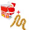 Electric Climbing Chimney Santa Claus Christmas Figurine Ornament Family Party G