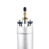 External High-Pressure Fuel Pump 12V, Aluminum Alloy, Silver, 0580464075, 21CM Length, 52MM Diameter, 8MM Inlet/Outlet, 5BAR,