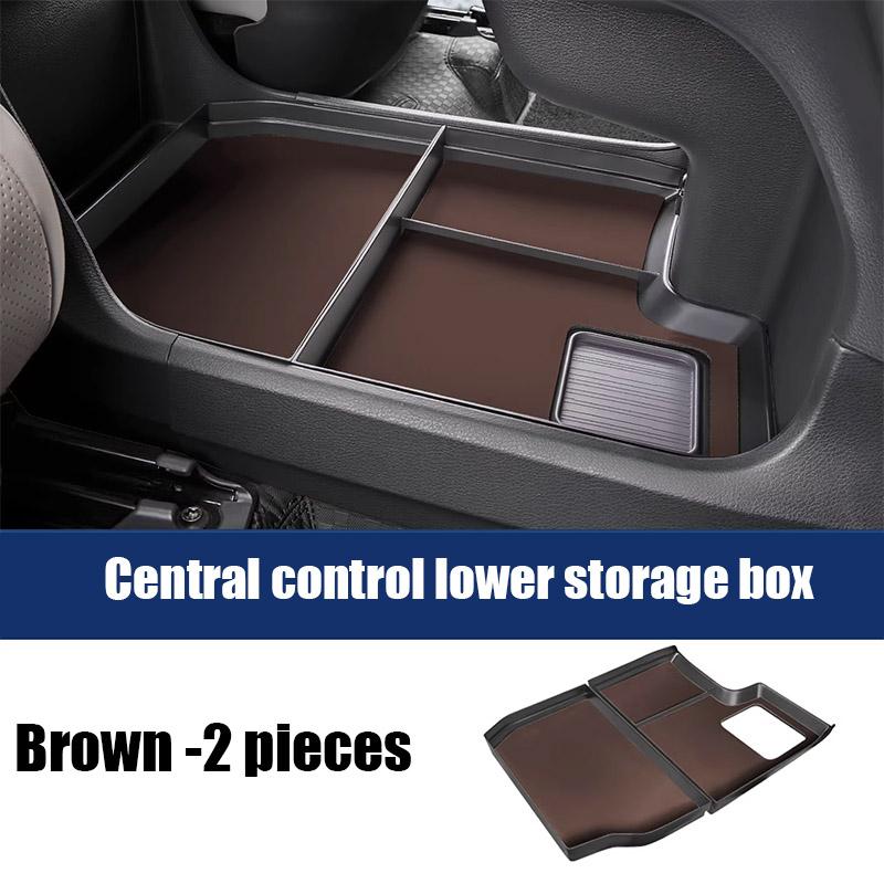 For Toyota Sienna XL40   2024 2025 Car Center Console Lower Storage Box Made of ABS Material Interior Storage Component