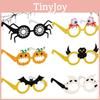 Halloween Pumpkin Bats Paper Glasses For Spooky Photo Props And Decor Party