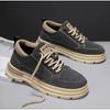 Men's Trendy Brand Versatile Casual Workwear Shoes Sports Low Top Leather Surface Waterproof Anti Slip Wear-resistant Martin